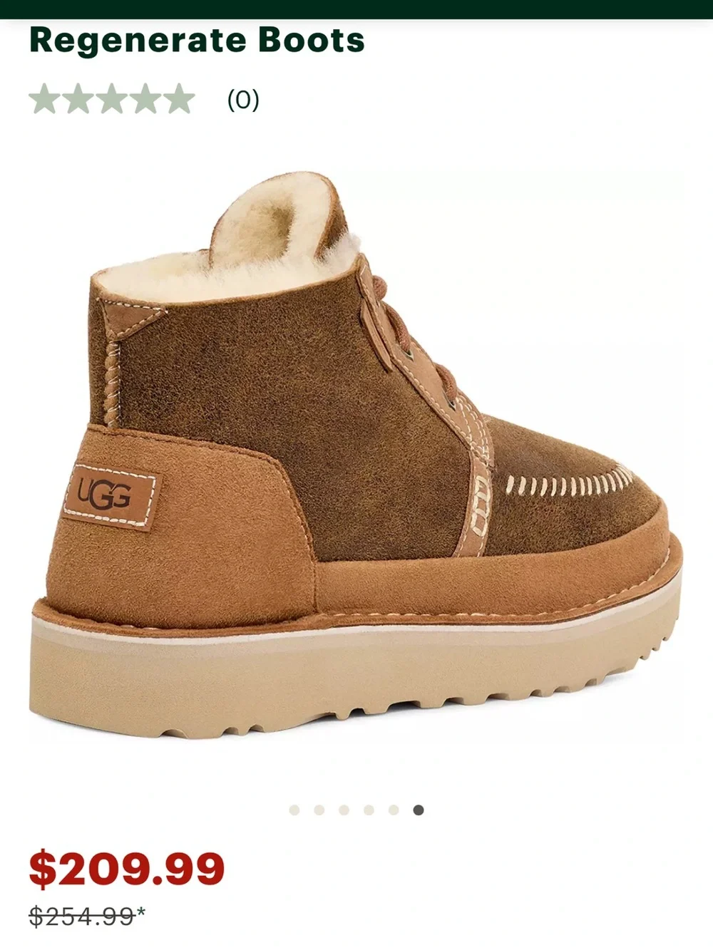 UGG Renegade Neumal Boots Men’s Size 4 / Women’s 5 / Kids 4Y